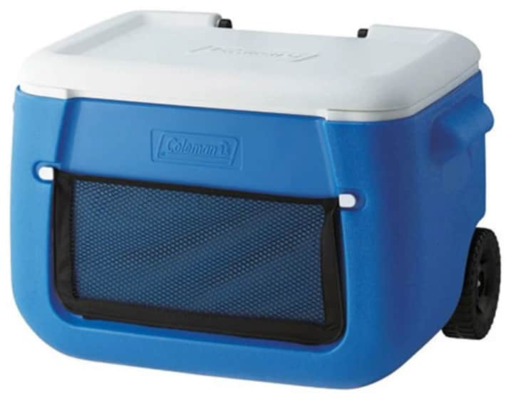 Coleman Poly-Lite Wheeled Mesh 50 QT Tekerlekli Soğutucu Buzluk 47.3 Lt — 3