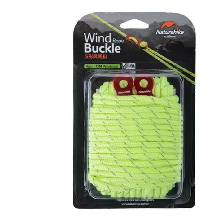 Naturehike 3 Delikli Tokalı 12 mt Kamp Çadırı Rüzgar Halatı — 3