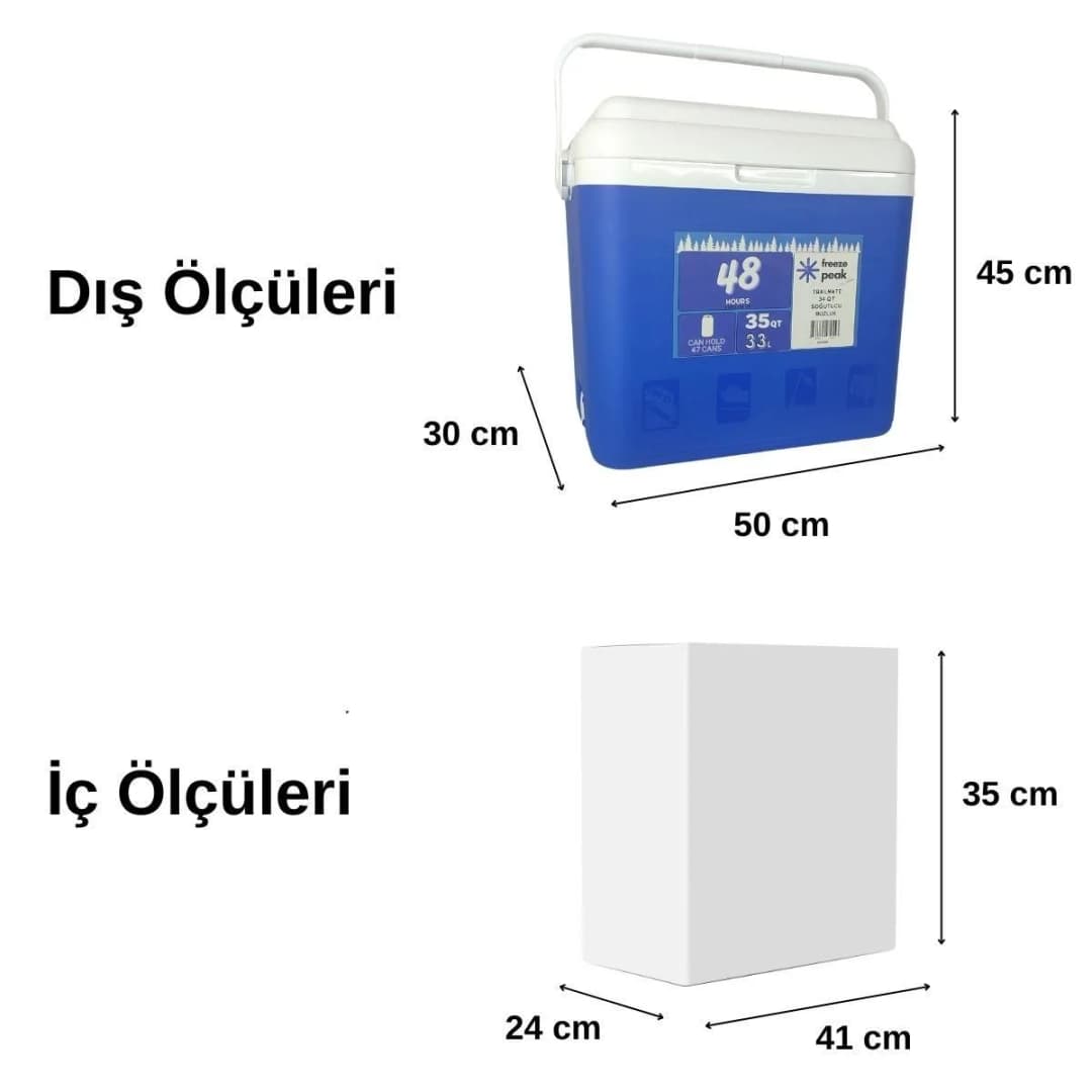 Freeze Peak Trailmate 35 QT Soğutucu Buzluk 33 Litre — 6