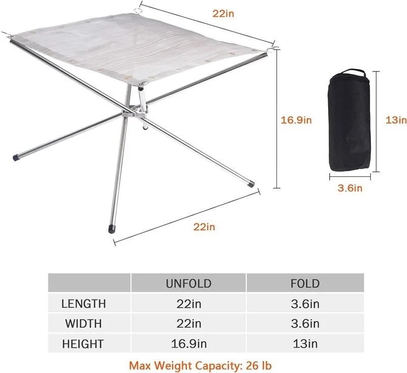 Madfox Fire Rack Katlanır Ateş Sehpası [Brülör]