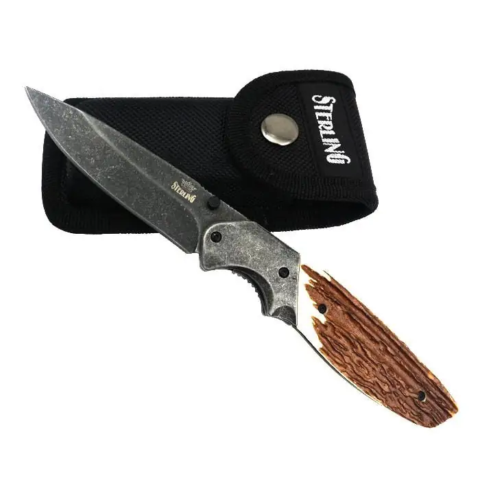 STERLING 11,43 cm Taşlanmış Liner Lock Çakı — 3