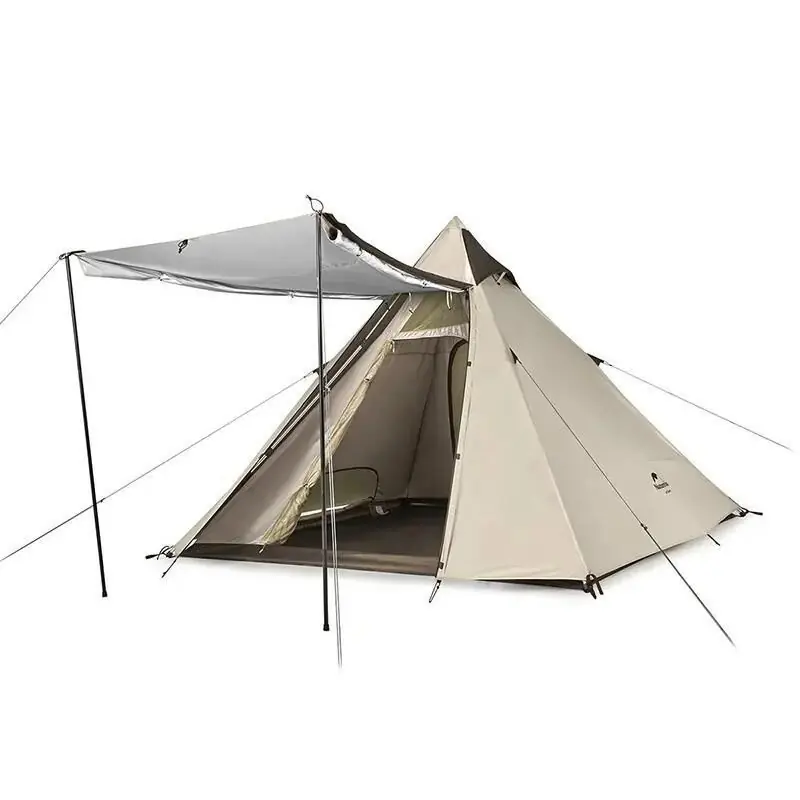 Naturehike Glamping 4 Kişilik Çift Katmanlı Otomatik Kurulum Piramid Çadır — 2