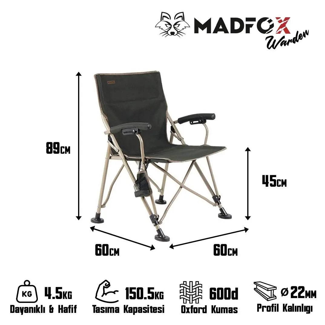 Madfox Warden Katlanır Kamp Sandalyesi — 8