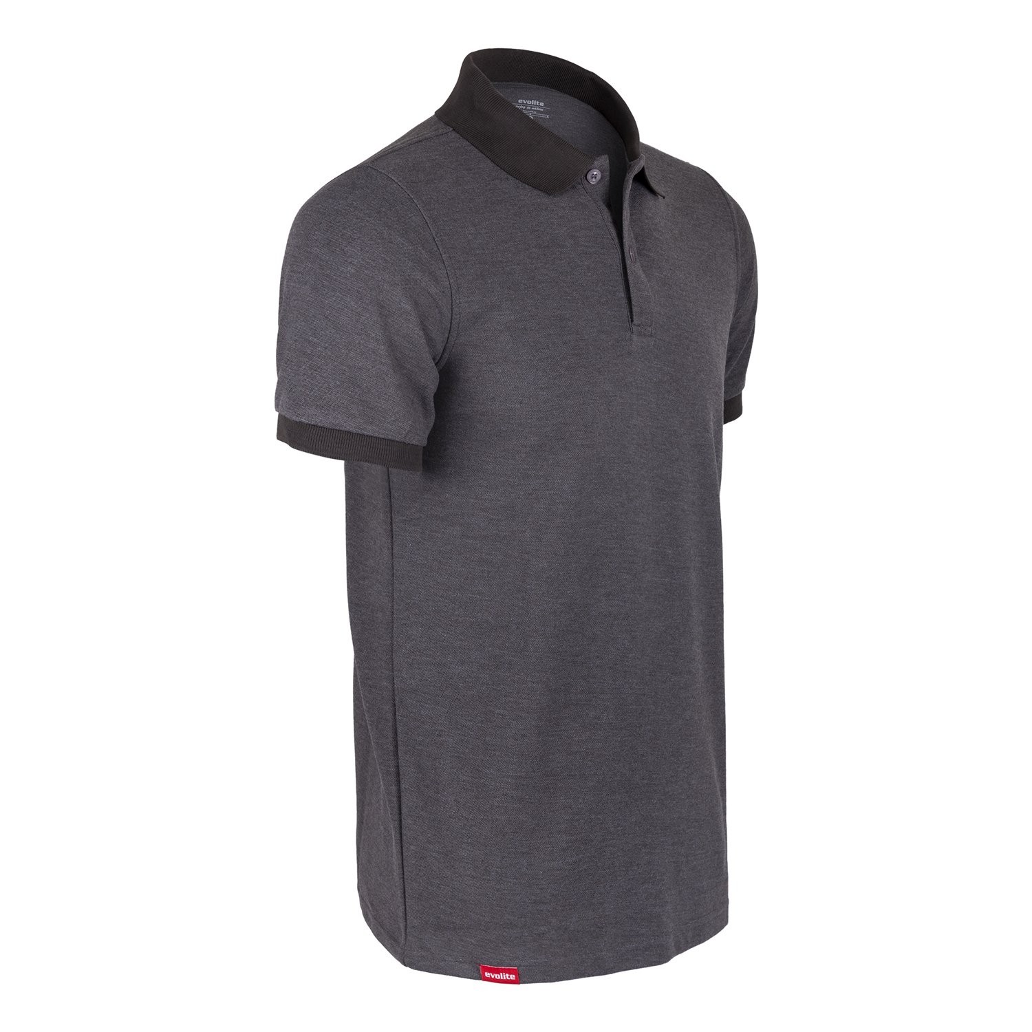 Evolite DeepRaw Bay Polo T-Shirt - Antrasit