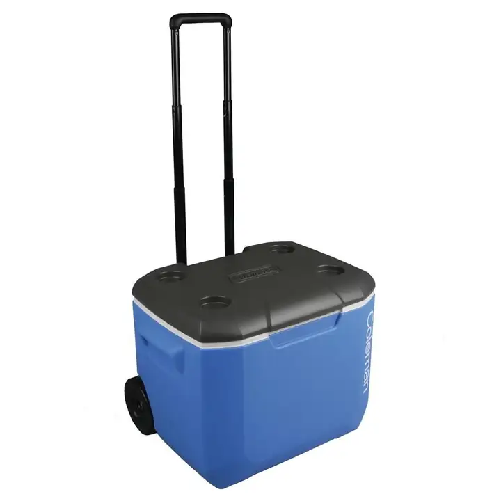 Coleman Performance Tri Coler Wheeled 60 QT Tekerlekli Soğutucu Buzluk 56 Lt MAVİ — 2