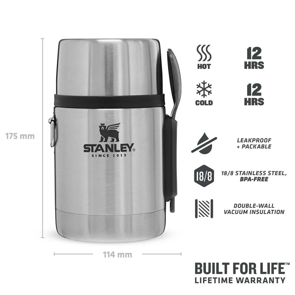 Stanley All In One Food Jar Yemek Termosu 0,53Lt Metalik