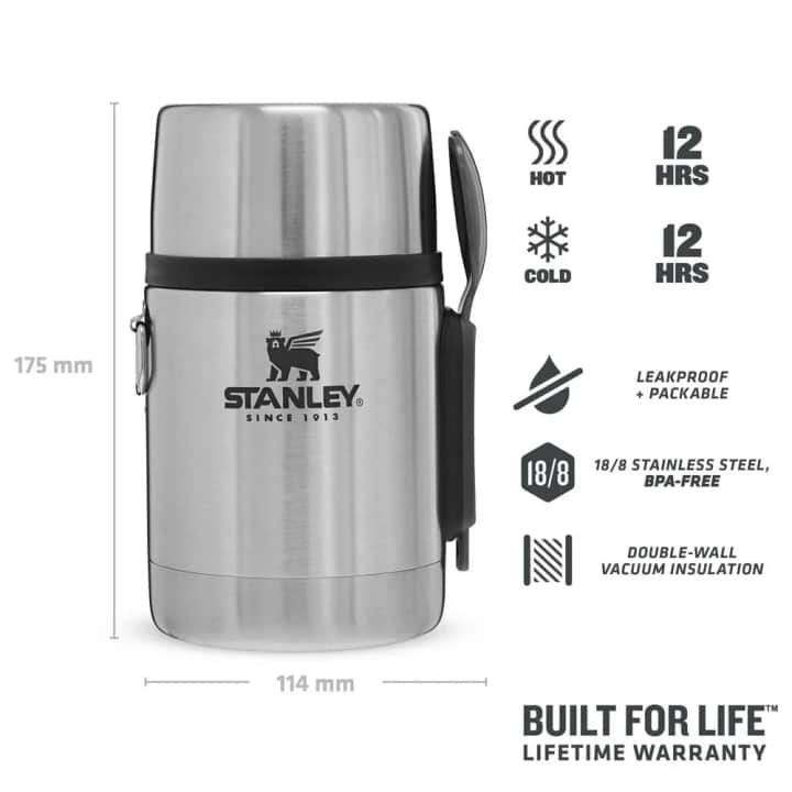Stanley All In One Food Jar Yemek Termosu 0,53Lt Metalik — 4
