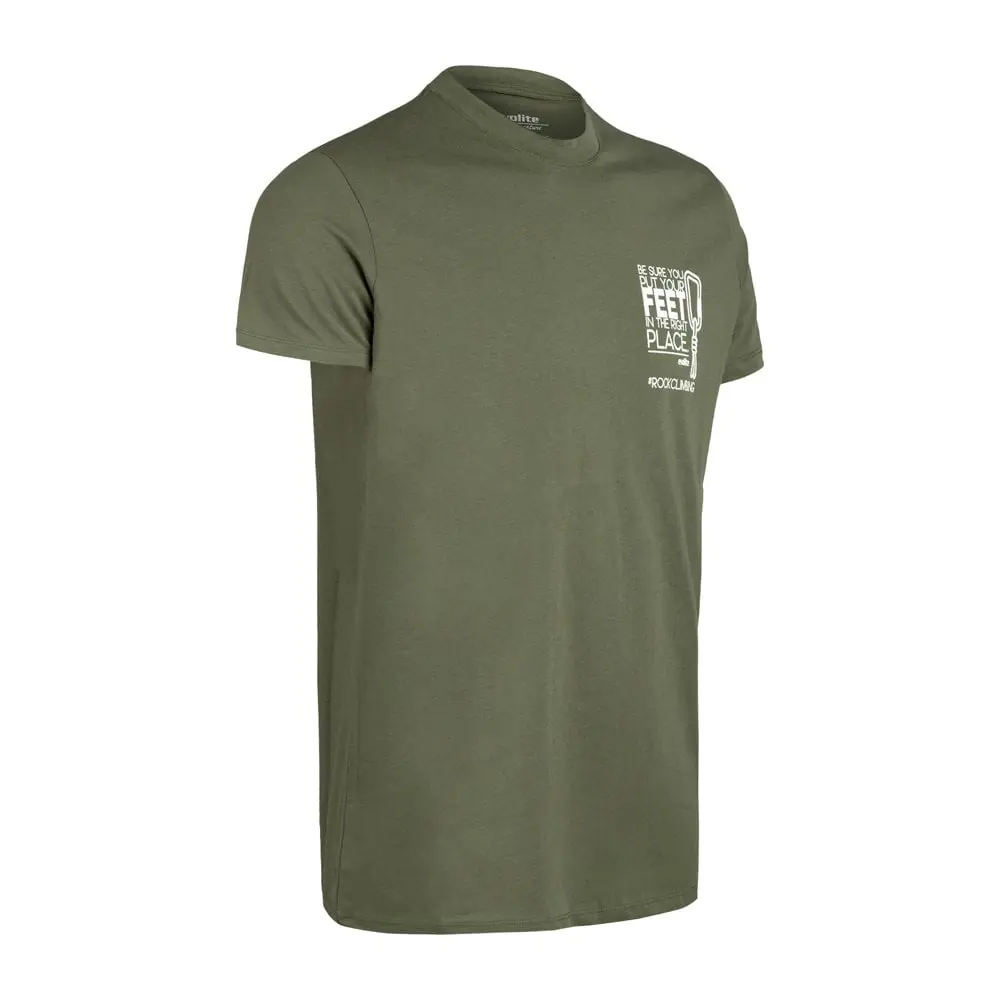 Evolite Rock Climbing T-shirt-Haki — 3