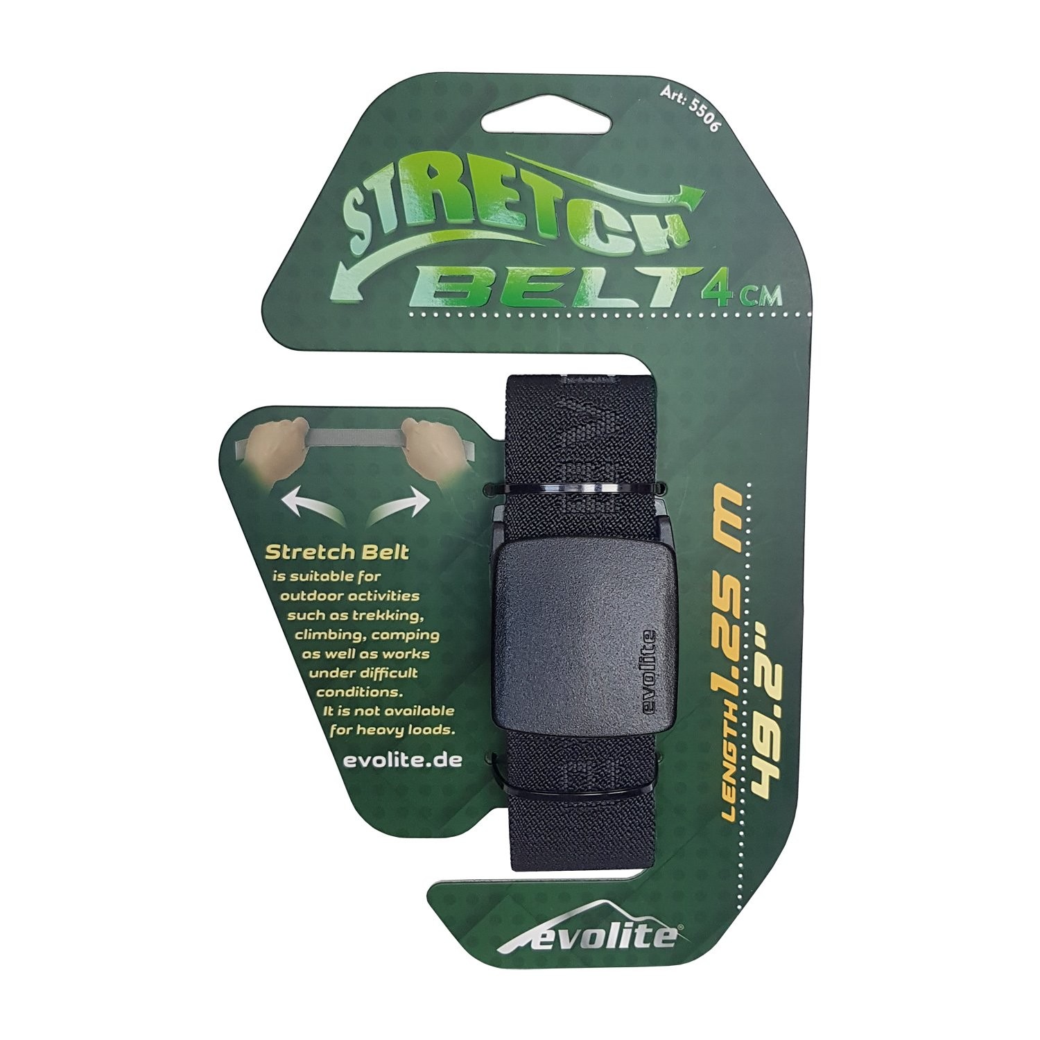 Evolite Outdoor Stretch Kemer 4cm