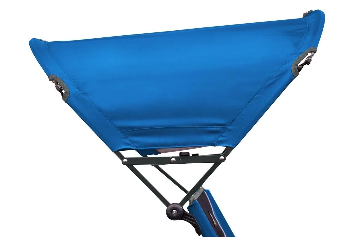 Gci Outdoor SunShade Comfort Pro Chair™ Güneşlikli Katlanır Plaj Sandalyesi MAVİ