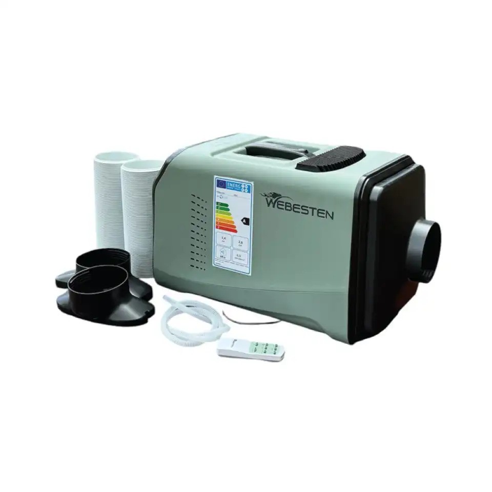 *TEŞHİR*WEBESTEN Taşınabilir Portatif Klima 220V 5100BTU (BLUETOOTH’LU) Teşhir