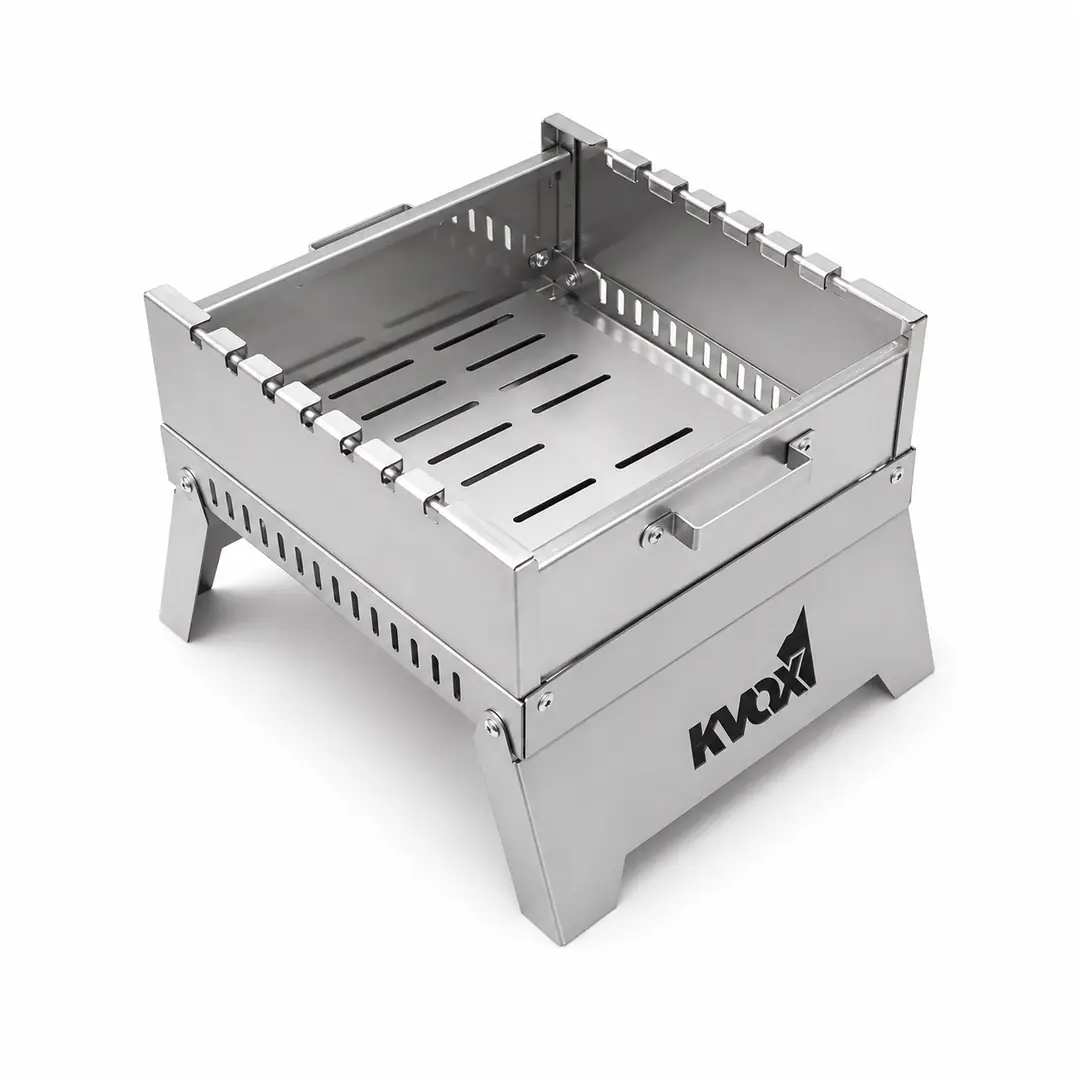 Kvox M1.2 Motosiklet Mangalı %100 Paslanmaz Çelik — 6