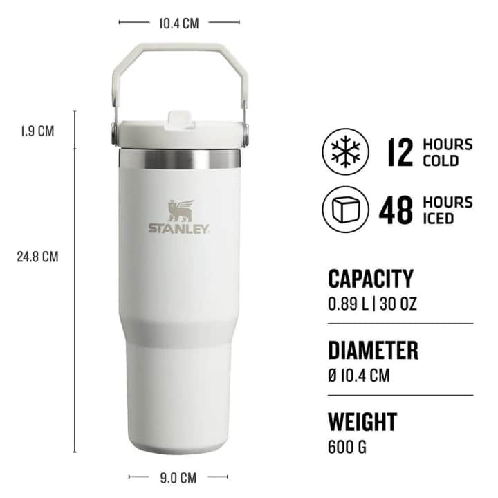 Stanley The IceFlow Flip Straw Pipetli Termos Bardak 0,89 LT — 2