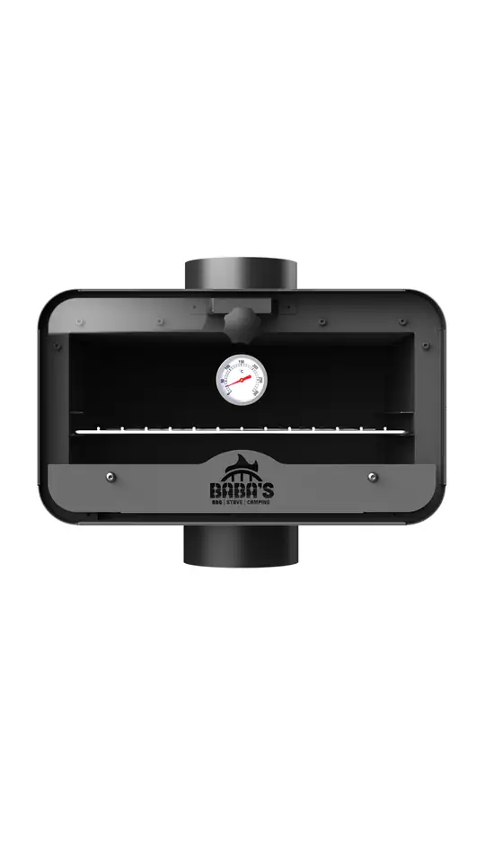 Baba's Stove Baca Fırını 13 cm Termometreli - Fırınsız Sobalar İçin - Ev, Bağ Evi, Köy Evi