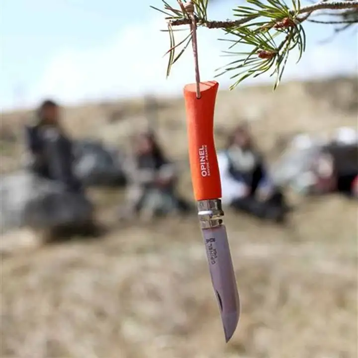 Opinel Inox Trekking 7 No Paslanmaz Çelik Çakı (Turuncu) — 5