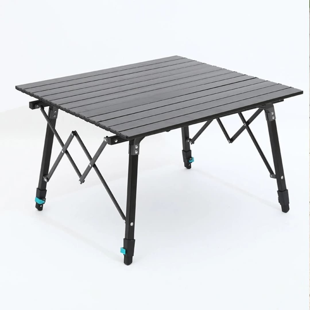 Madfox Skylite – Yükseklik Ayarlı Katlanır Kamp Masası (70×70×45-70 cm) — 2