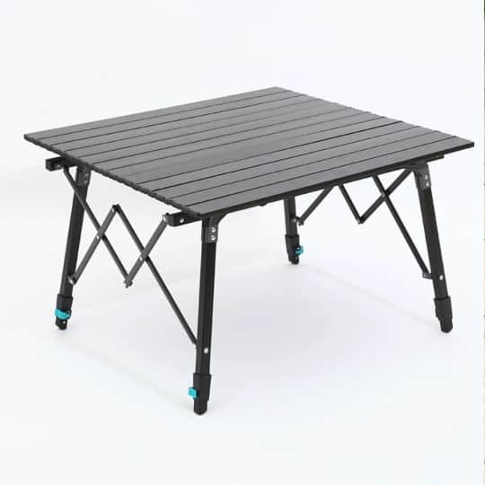 Madfox Skylite – Yükseklik Ayarlı Katlanır Kamp Masası (70×70×45-70 cm)
