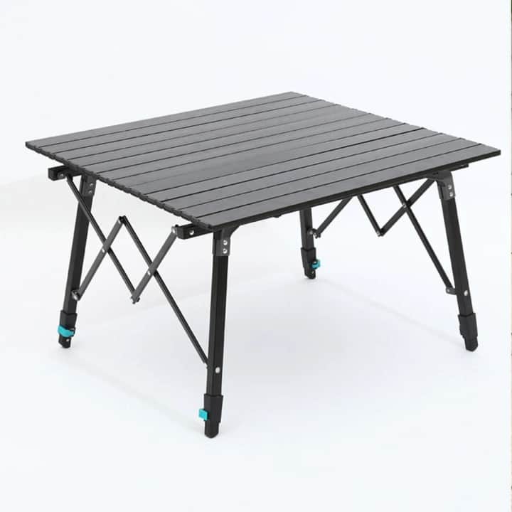 Madfox Skylite – Yükseklik Ayarlı Katlanır Kamp Masası (70×70×45-70 cm) — 2