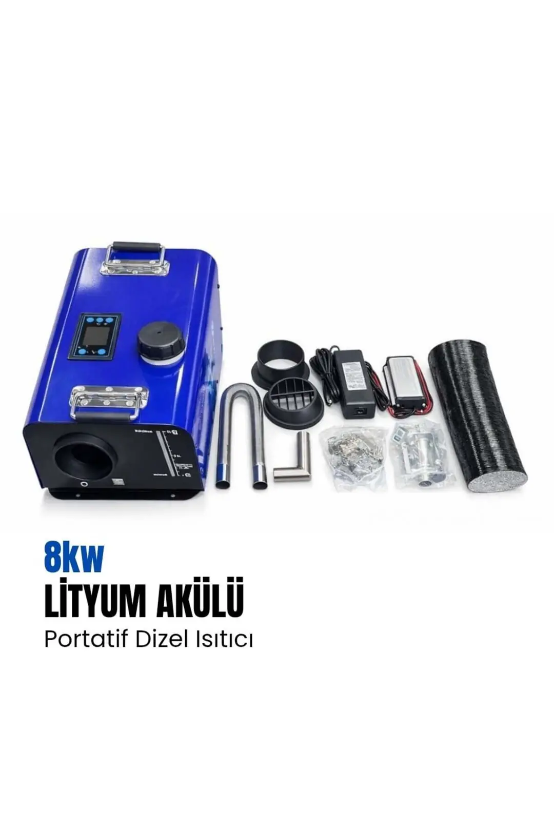 Tecnopoint 8kW Lityum Akülü Taşınabilir Dizel Isıtıcı (Webasto Tipi) 12V/24V/220V — 2