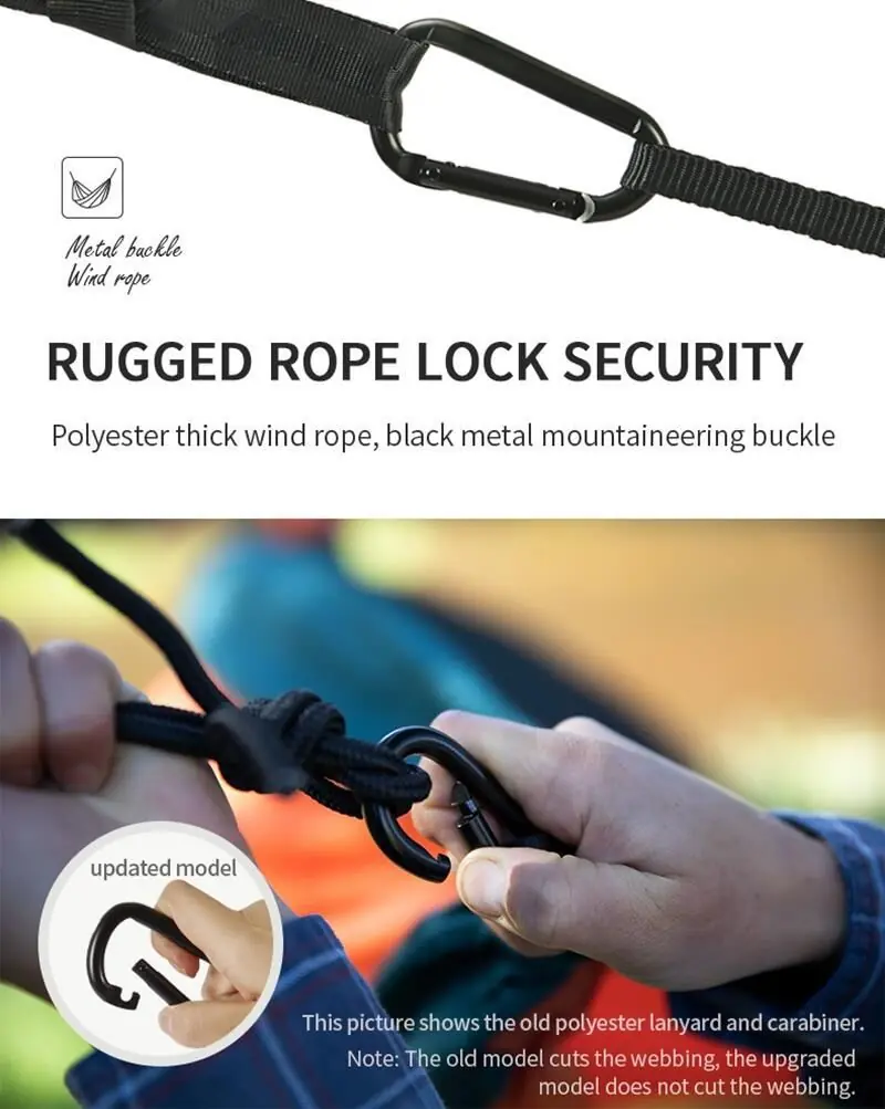 Naturehike Ultralight Swing Tek Kişilik Hamak — 5