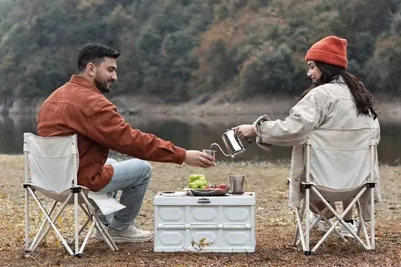 CAMPFESTO İstanbul Katlanabilir Saklama Kutusu Kapaklı Organizer Kamp & Araç Depolama Kutusu — 2