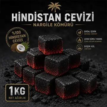 Hindistan Cevizi Nargile Kömürü 1kg