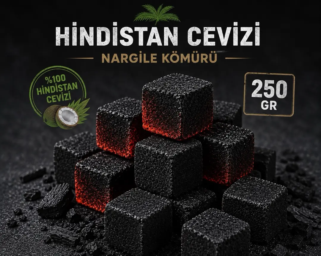 Hindistan Cevizi Nargile Kömürü 250 gr  — 1