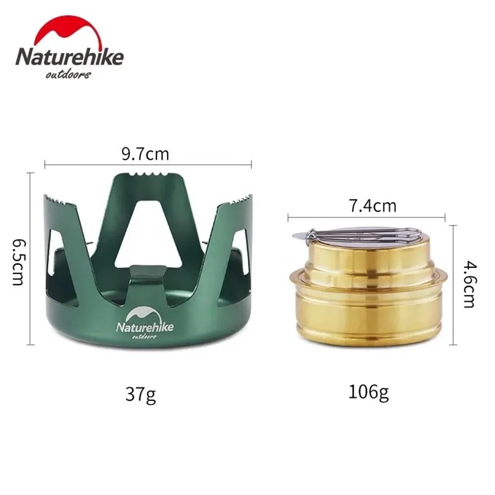 Naturehike LT01 Taşınabilir Alkol Ocağı | Kamp Ocağı GOLD — 3