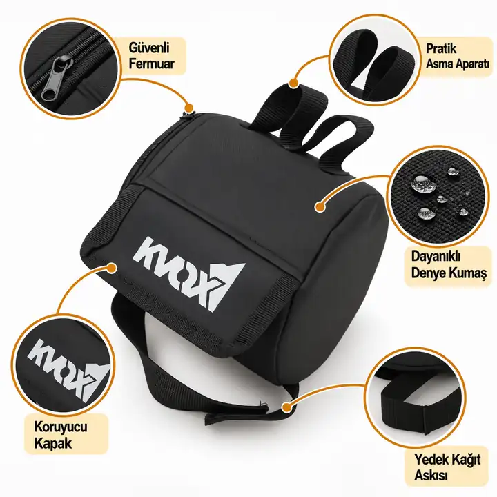 KVOX QSET Kamp Tuvalet Kağıdı Çantası