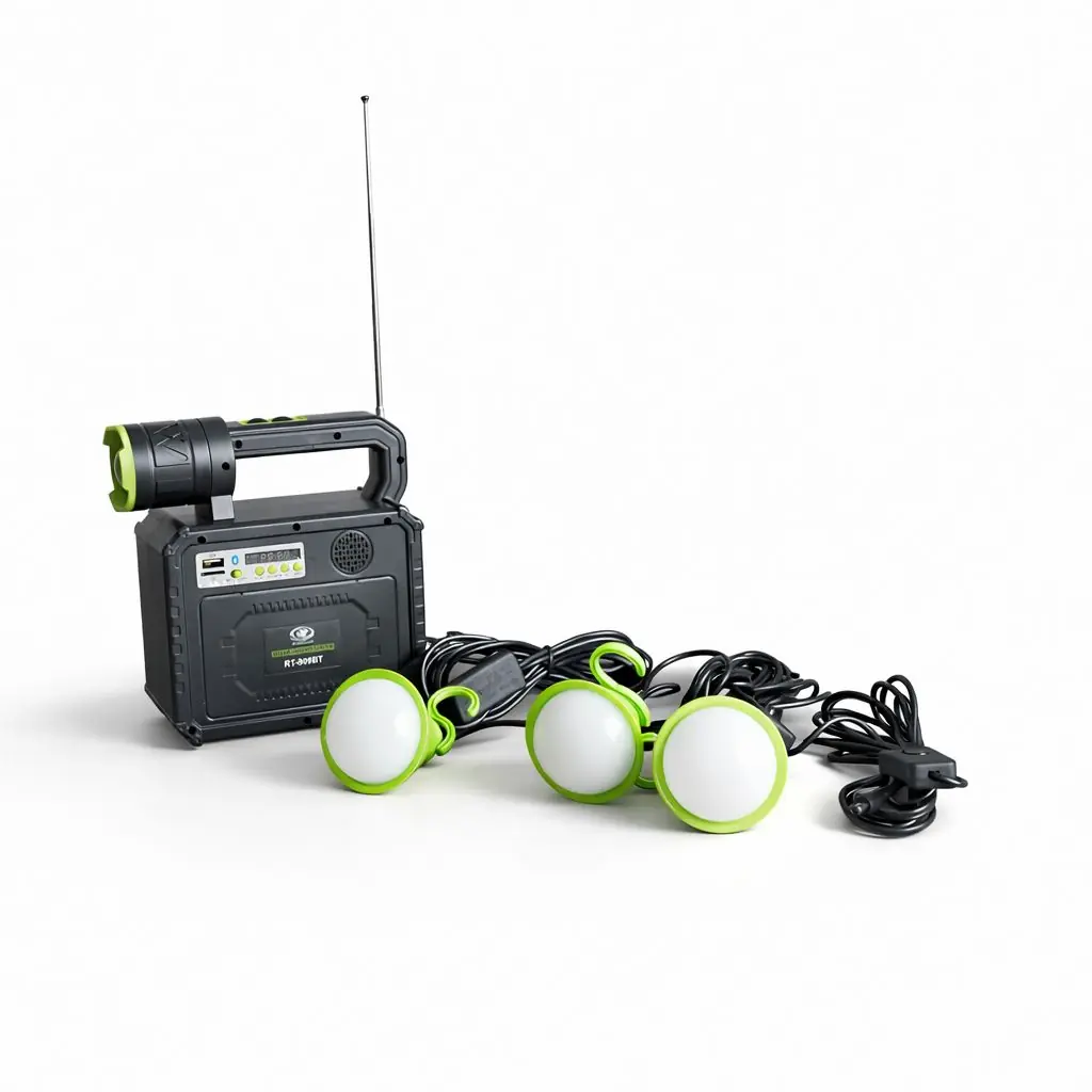 Everton RT-909BT Solar Panelli Mp3 Radyo Işıldak Fener Aydınlatma — 5