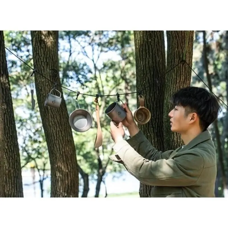 Naturehike Çok Fonksiyonlu Kancalı Ayarlanabilir Asma İpi 4.3 mt, — 4