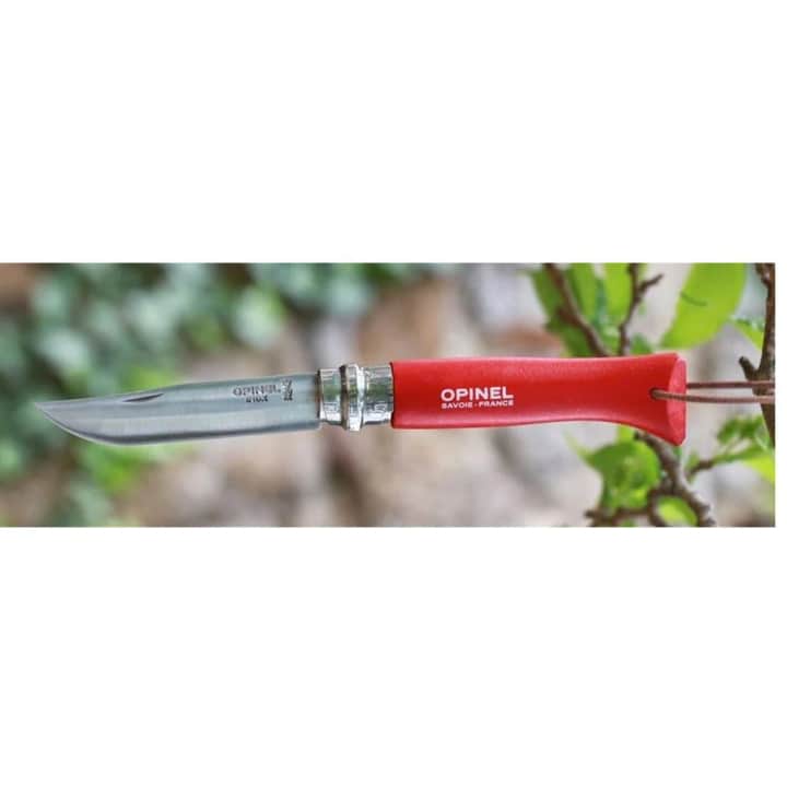 Opinel Inox No 8 Gürgen Saplı Paslanmaz Çelik Çakı (Kırmızı) — 6