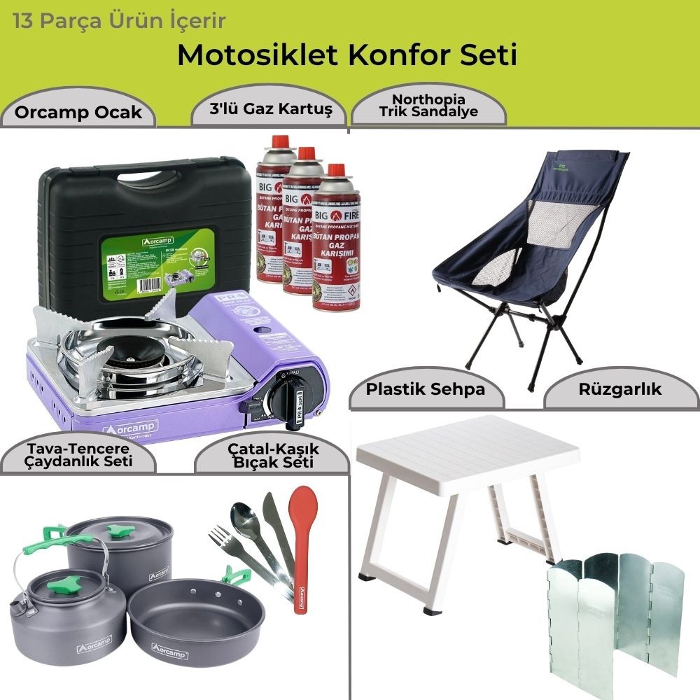 Motosiklet Konfor Seti