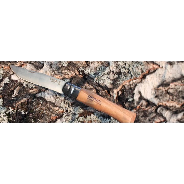 Opinel Inox 7 No Kayın Saplı Paslanmaz Çelik Çakı — 4