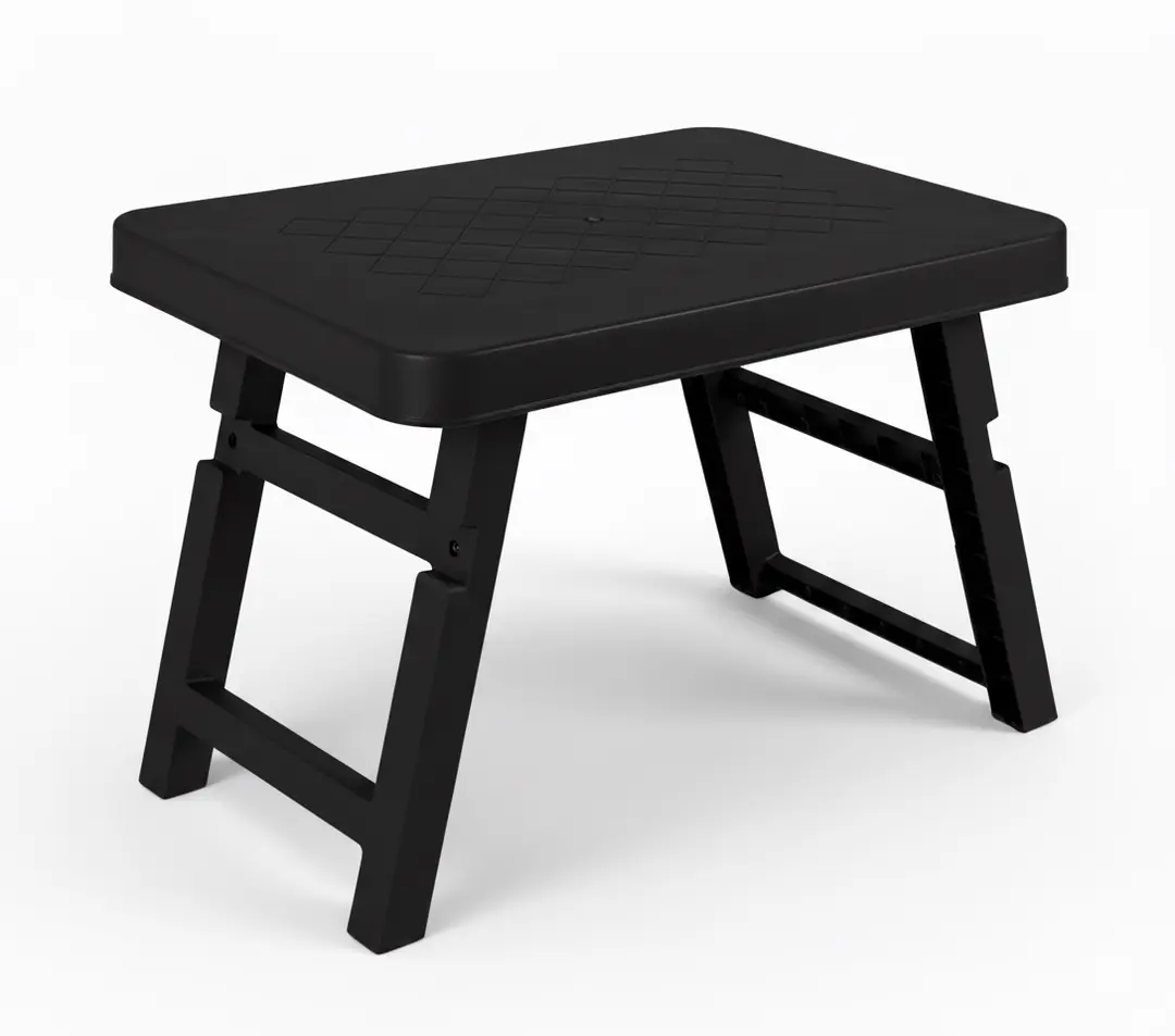 Kaliteli Taşıma Saplı Katlanabilir Plastik Kamp Piknik Sehpası 40x50x38 — 1