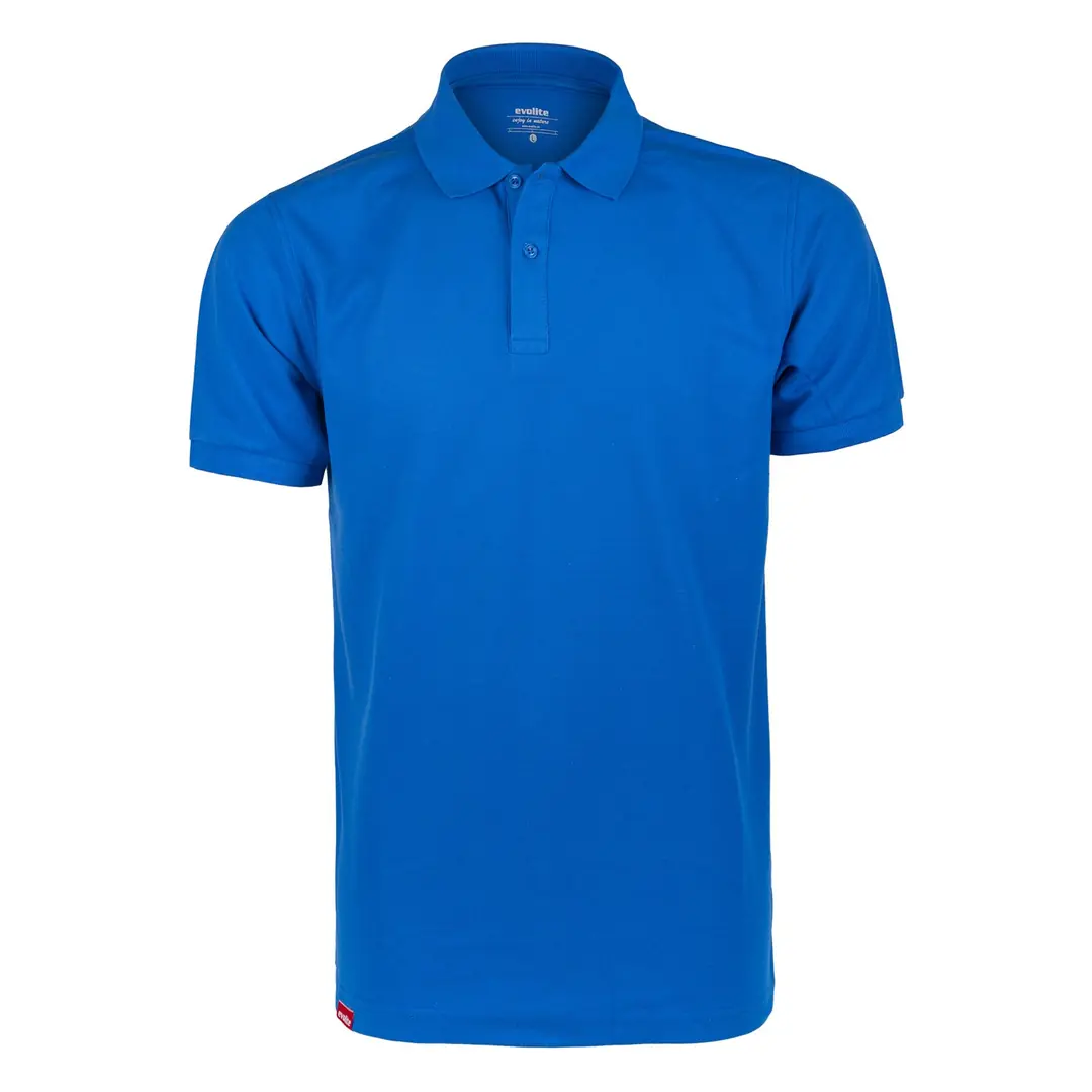 Evolite DeepRaw Bay Polo  T-Shirt - Sax — 1