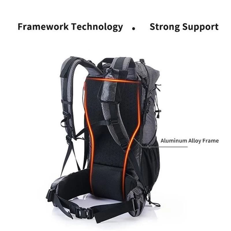 Naturehike Rock 60+5 Lt Trekking Sırt Çantası - Black — 5