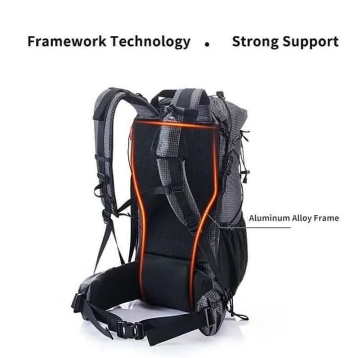 Naturehike Rock 60+5 Lt Trekking Sırt Çantası - Black — 5