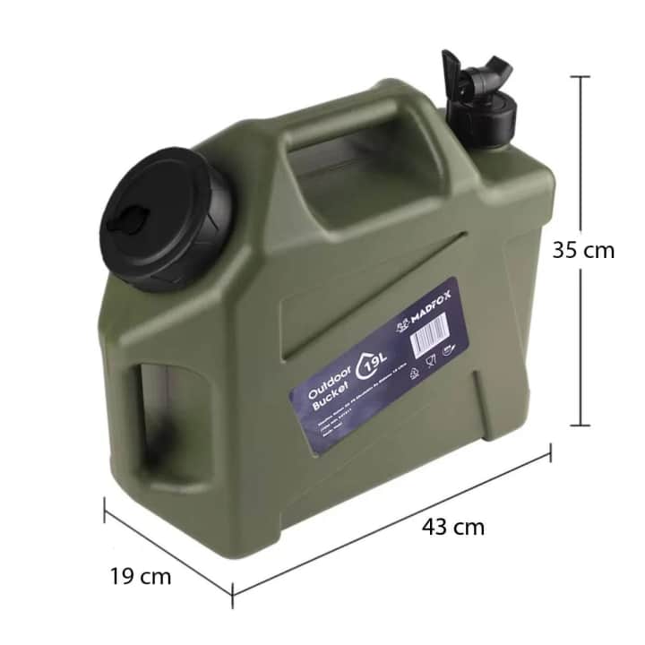 Madfox Galon Air PE Musluklu Su Bidonu 19 Litre — 3