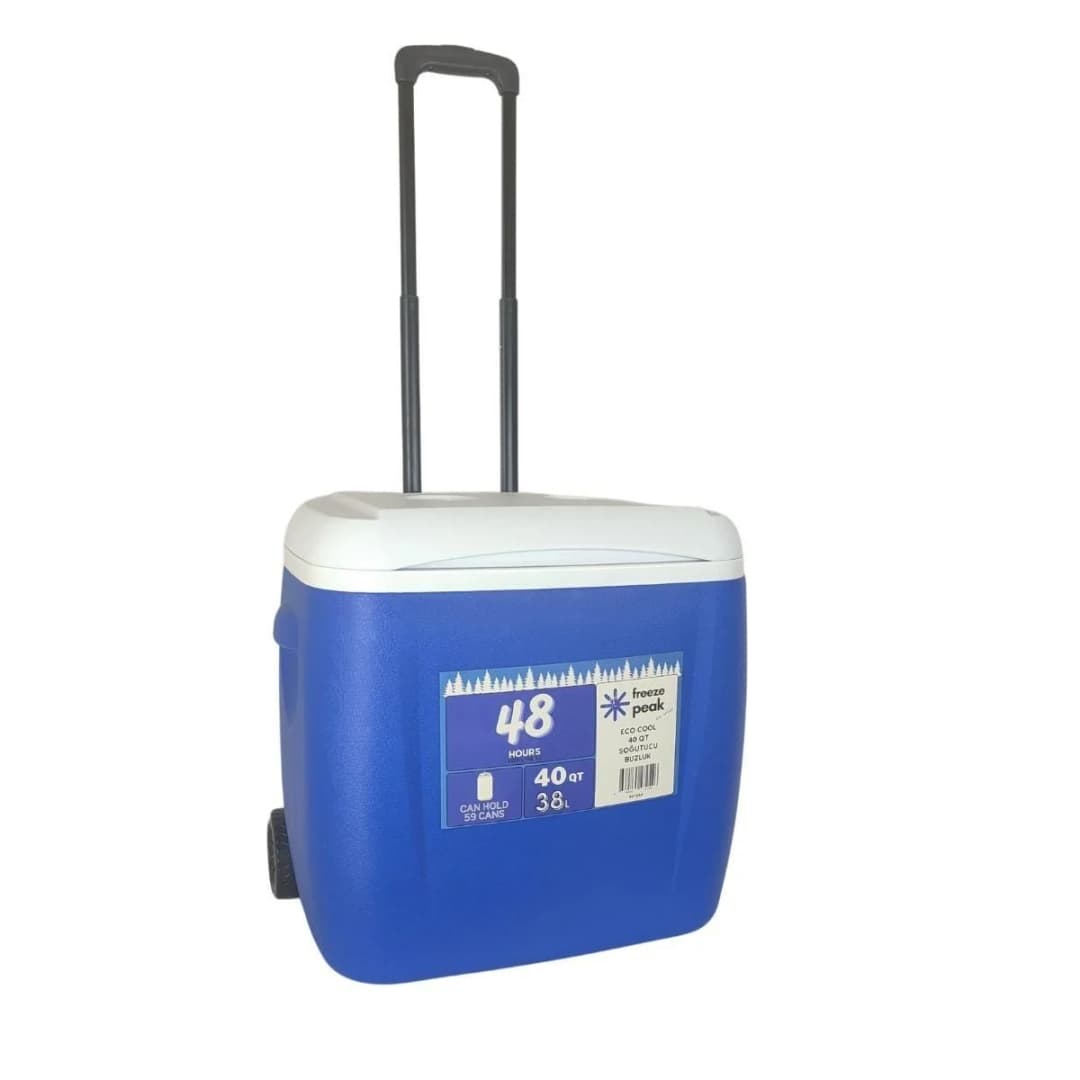Freeze Peak Eco Cool 40 QT Soğutucu Buzluk 38 Litre - Mavi — 3