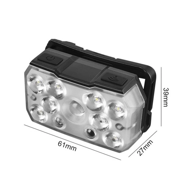 WaveLite Sensörlü Şarjlı LED Kafa Lambası