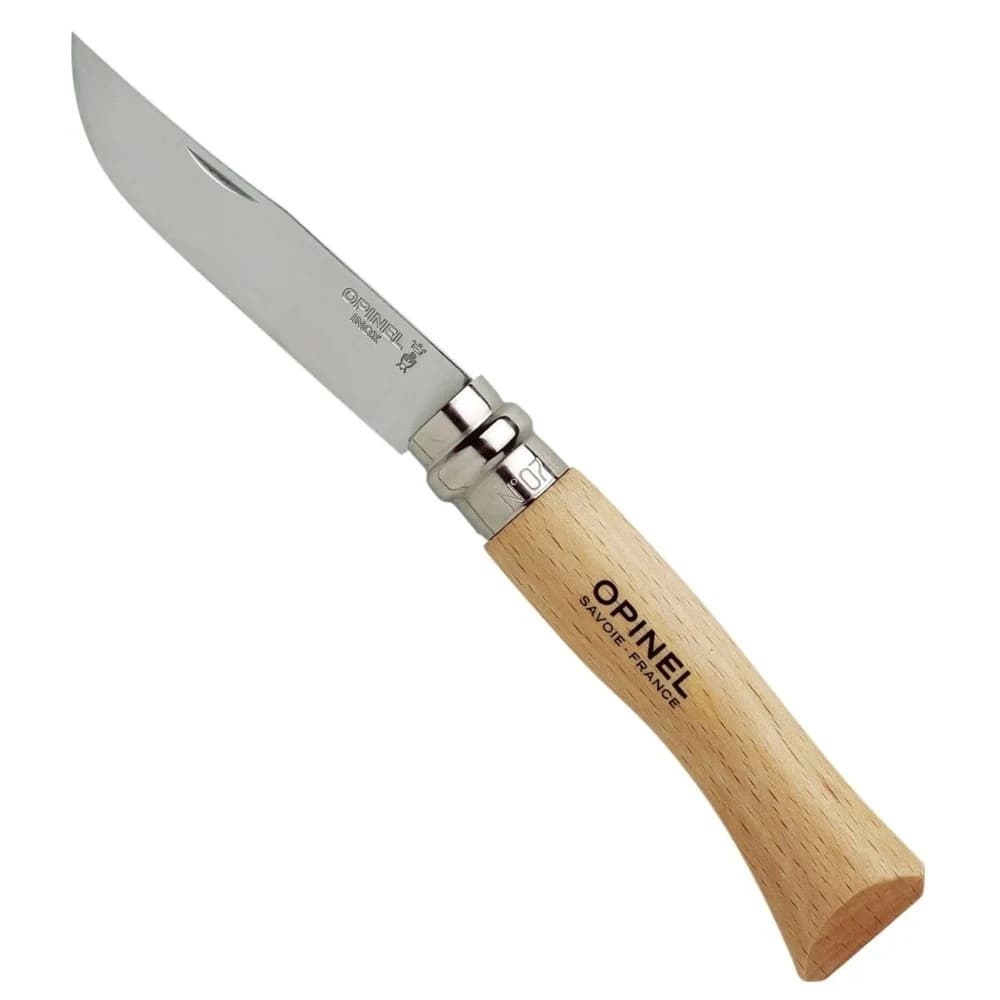 Opinel Inox 7 No Kayın Saplı Paslanmaz Çelik Çakı — 1