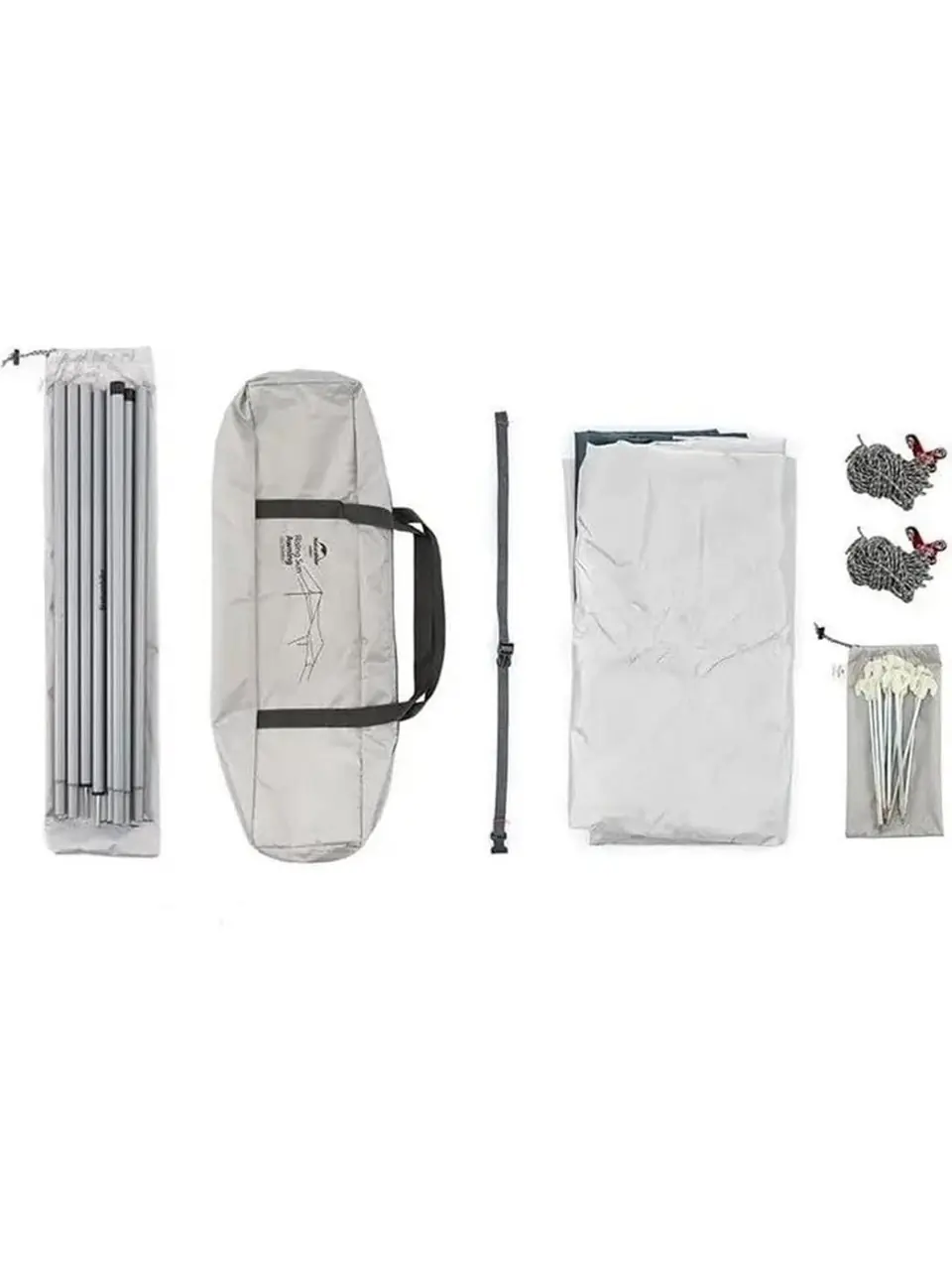 Naturehike Hexagon Sunrise Canopy 5.2x4.6 mt Tarp [Güneş ve Rüzgar Koruma Tentesi] Grey/Blue — 2