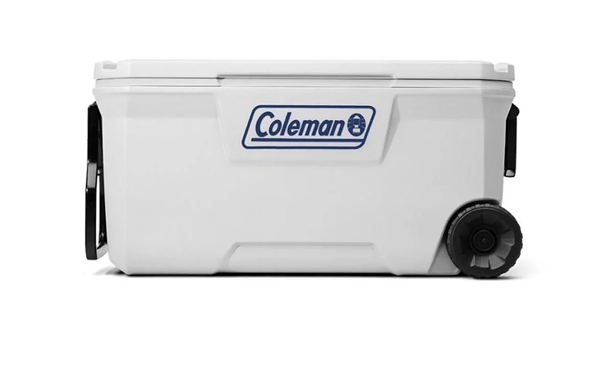 Coleman Xtreme Wheeled 100 QT Tekerlekli Soğutucu Marine Buzluk 94.6 Lt BEYAZ — 2