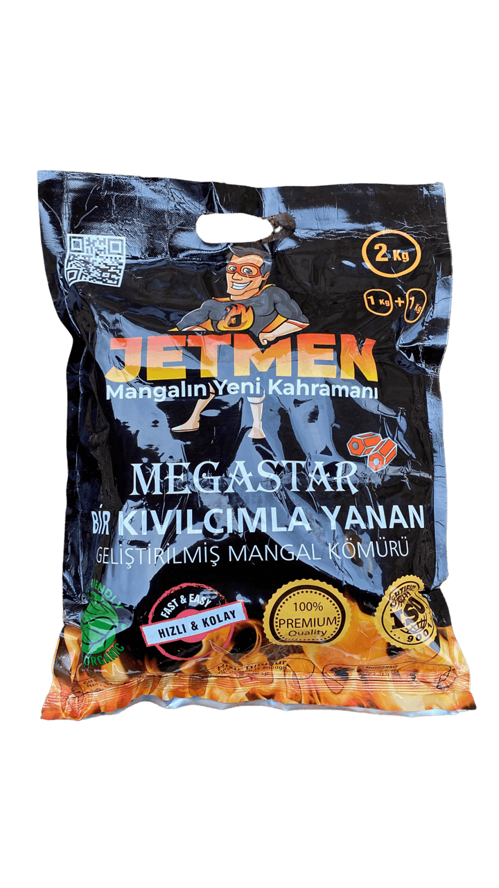 Jetmen Geliştirilmiş Mangal Kömürü – Standart ve Pro Versiyonlarıyla Şimdi Daha Güçlü!