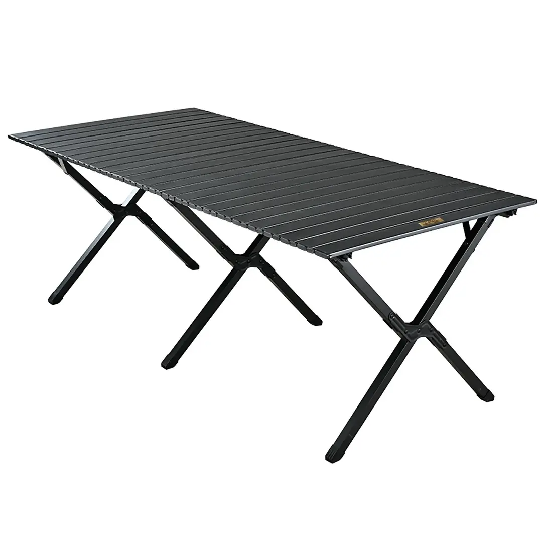 CAMPFESTO Campmaster Black Katlanabilir Kamp Masası 150x70 cm — 1