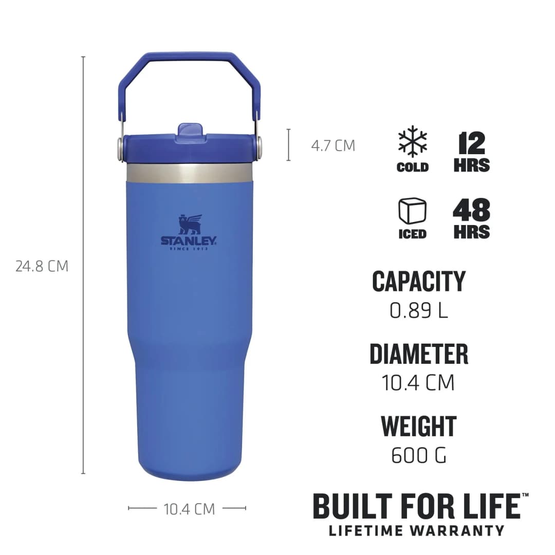 Stanley The IceFlow Flip Straw Pipetli Termos Bardak 0,89 LT — 3
