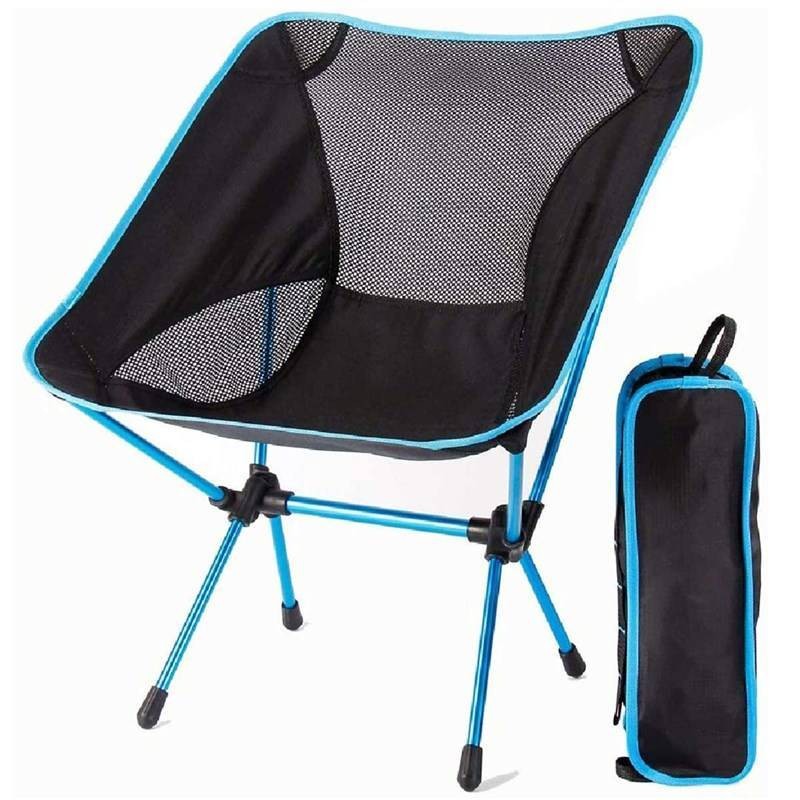 FUNKY CHAIRS Ultralight 900 gr Alüminyum Katlanır Kamp Sandalyesi – Mavi