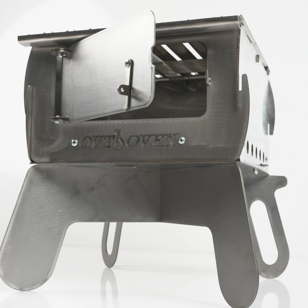 Outdoven X4 | Paslanmaz Çelik Premium Ateş Kutusu & Mangal