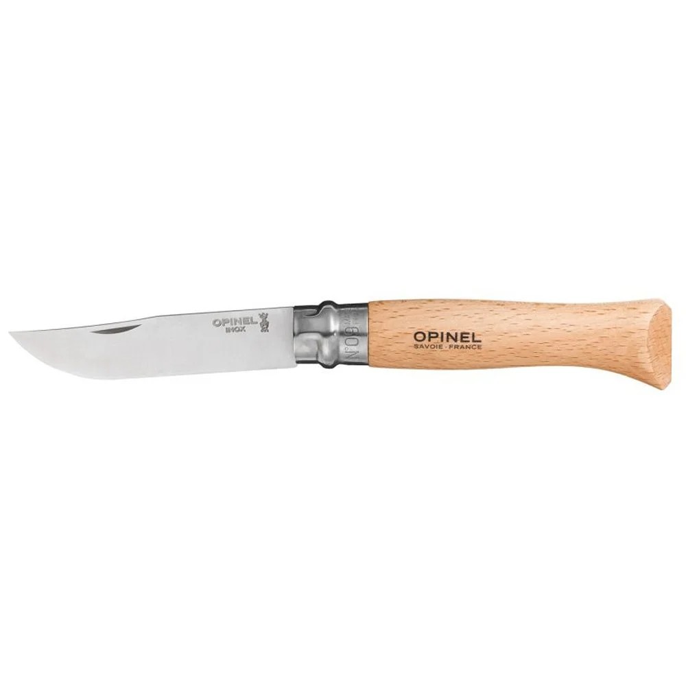 Opinel Inox 9 No Kayın Saplı Paslanmaz Çelik Çakı